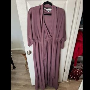 Baltic Born Mauve Maxi Dress Bump Friendly